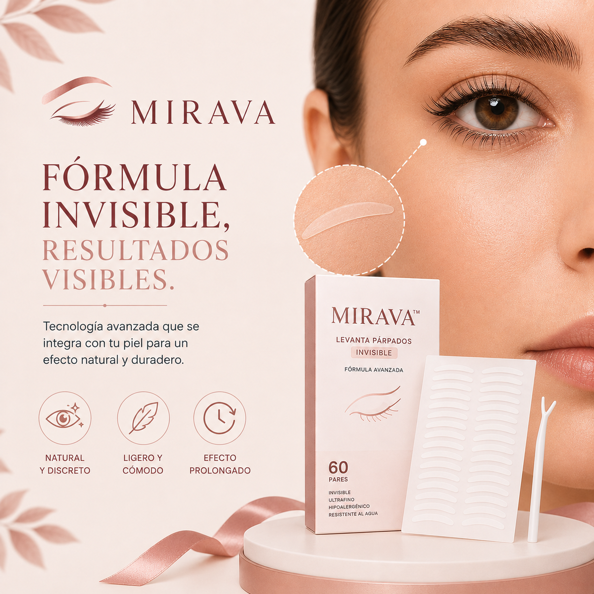 Mirava™ - Parches Elevadores para Párpados